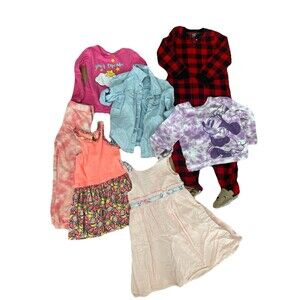 Lot of 11 Girls' Clothing – Size 5T – Various Brands
